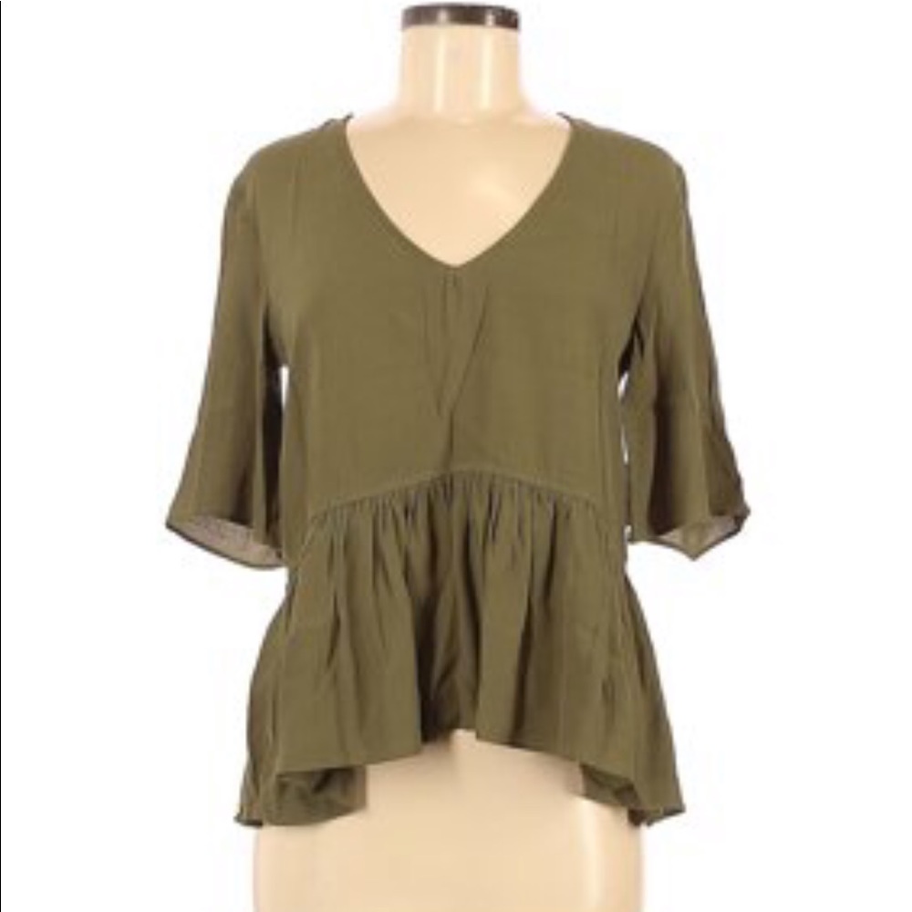 BP green blouse size S.